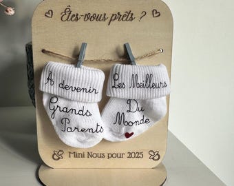 Chaussettes annonce grossesse