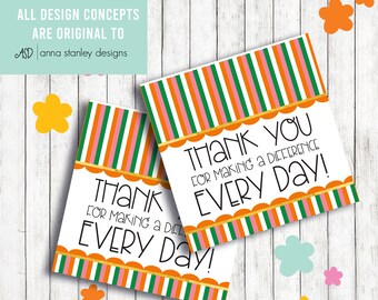 Summer Time Teacher, Printable, Gift Tags | Giftie | GiftTag | Teacher Appreciation | Teacher | Friend | Preppy | Teach | Educator