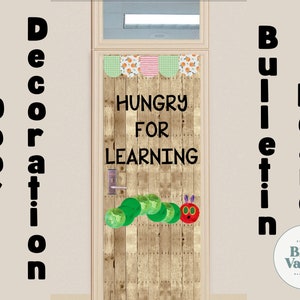 Caterpillar Classroom Bulletin Board Kit: Spring Reading Decor (digital ...