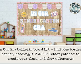 In Our Era Classroom Bulletin Board Kit | Customize To Your Class | Door Decoration | Back to School | Bulletin Board Idea | Pastel | Retro