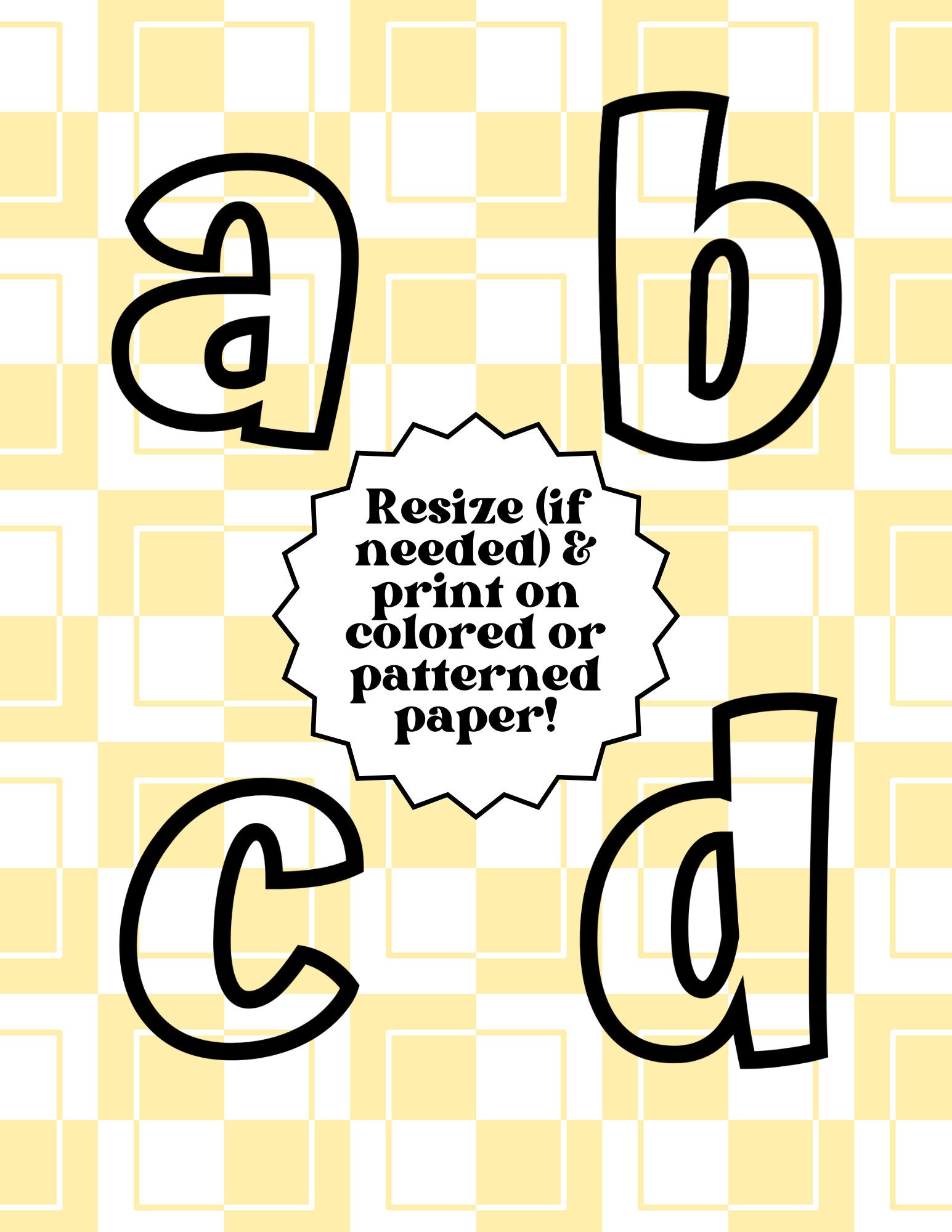 Printable Bulletin Board Letter Set / Numbers / Punctuation / Classroom ...