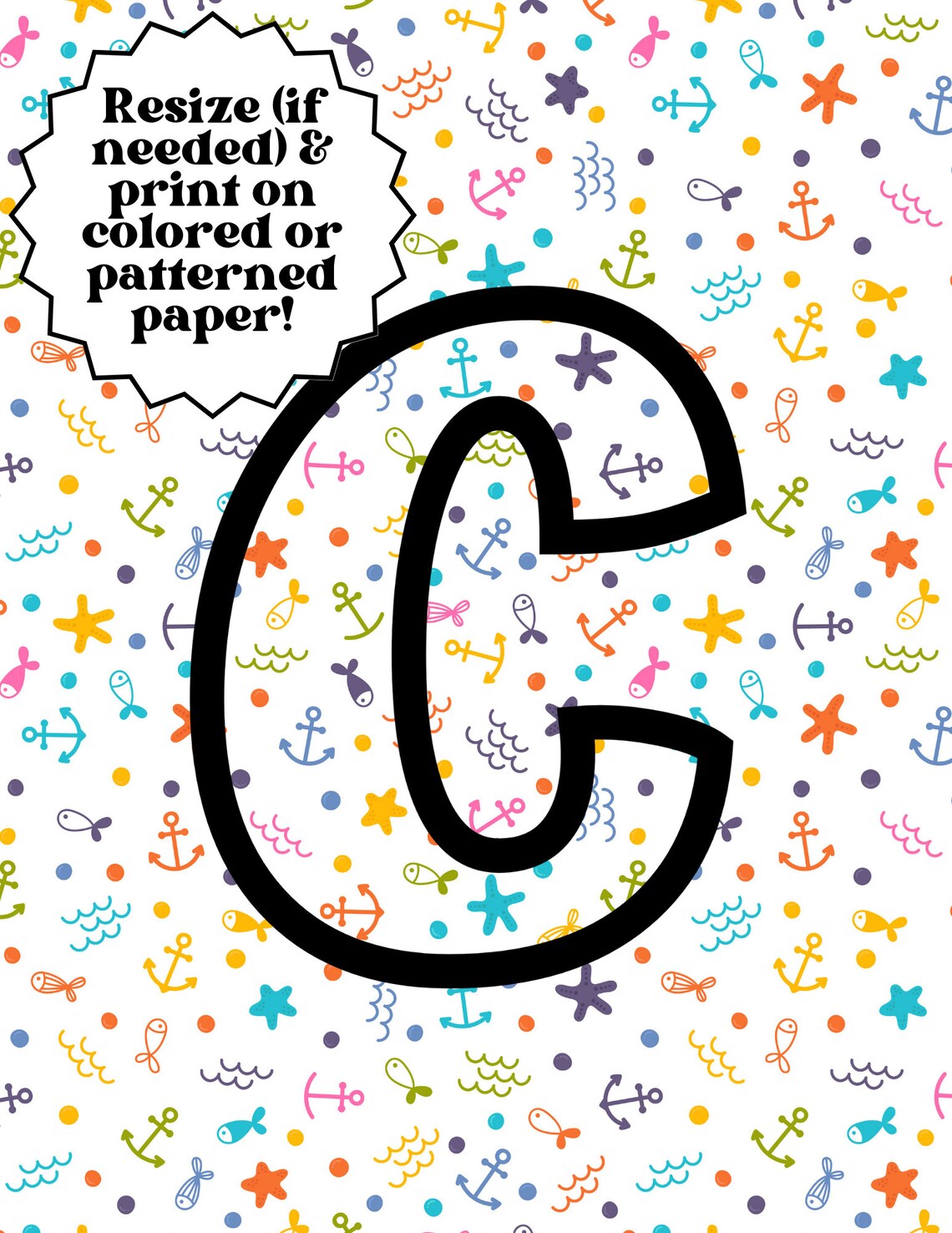 Printable Bulletin Board Letter Set / Numbers / Punctuation / Classroom ...
