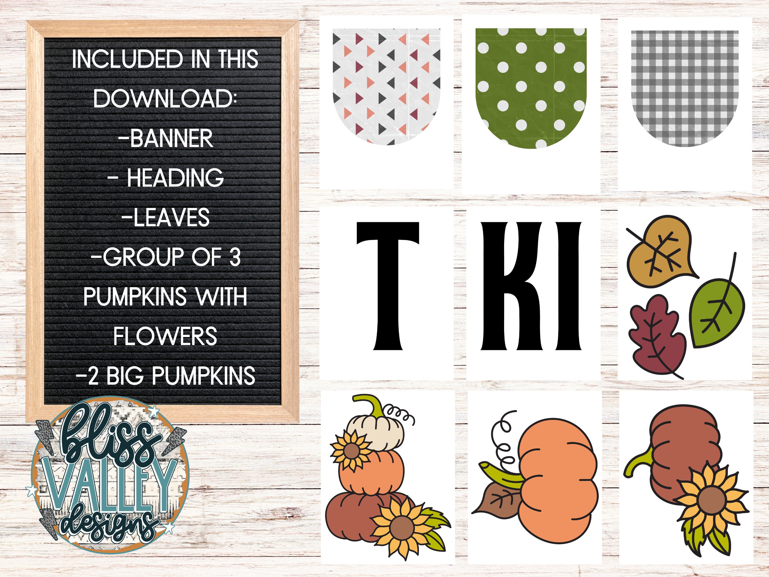 Pumpkins in the Patch Classroom Bulletin Board Kit: Fall Boho Decor  (digital Download) - Etsy Ireland