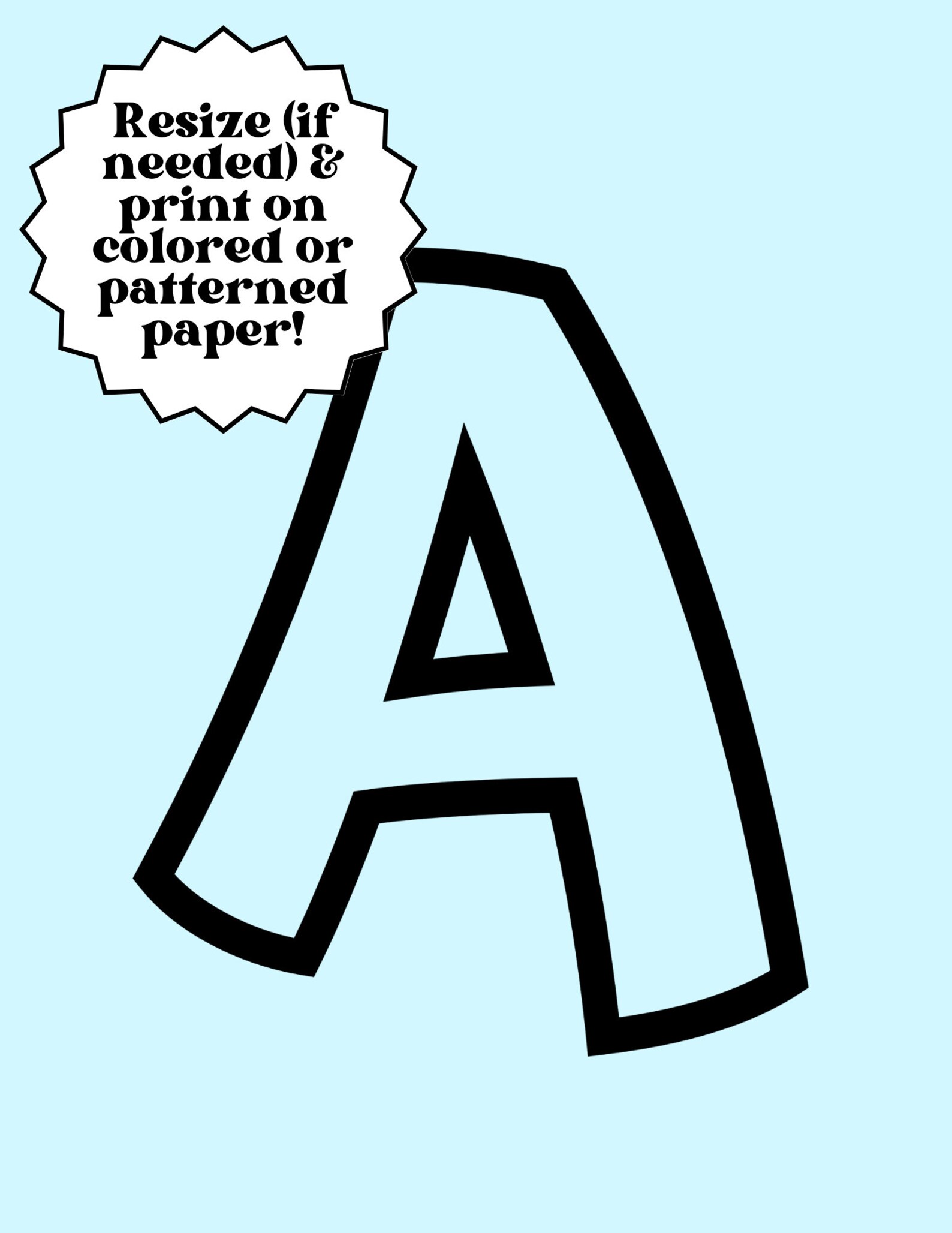 Printable Bulletin Board Letter Set / Numbers / Punctuation / Classroom ...