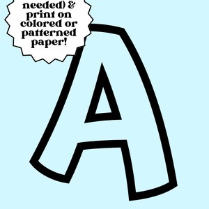 Printable Bulletin Board Letter Set / Numbers / Punctuation / Classroom ...