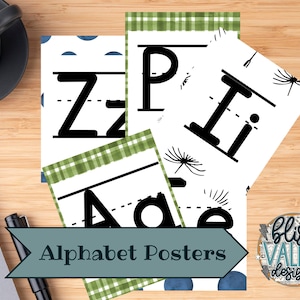 Mountain Adventure Alphabet Posters | Printable | Classroom Décor | Classroom Organization | Back to School | Reading | Nature | Boho