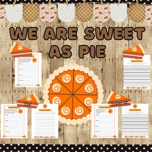 Sweet as Pie Bulletin Board Kit: Fall Classroom Decor (digital Download ...