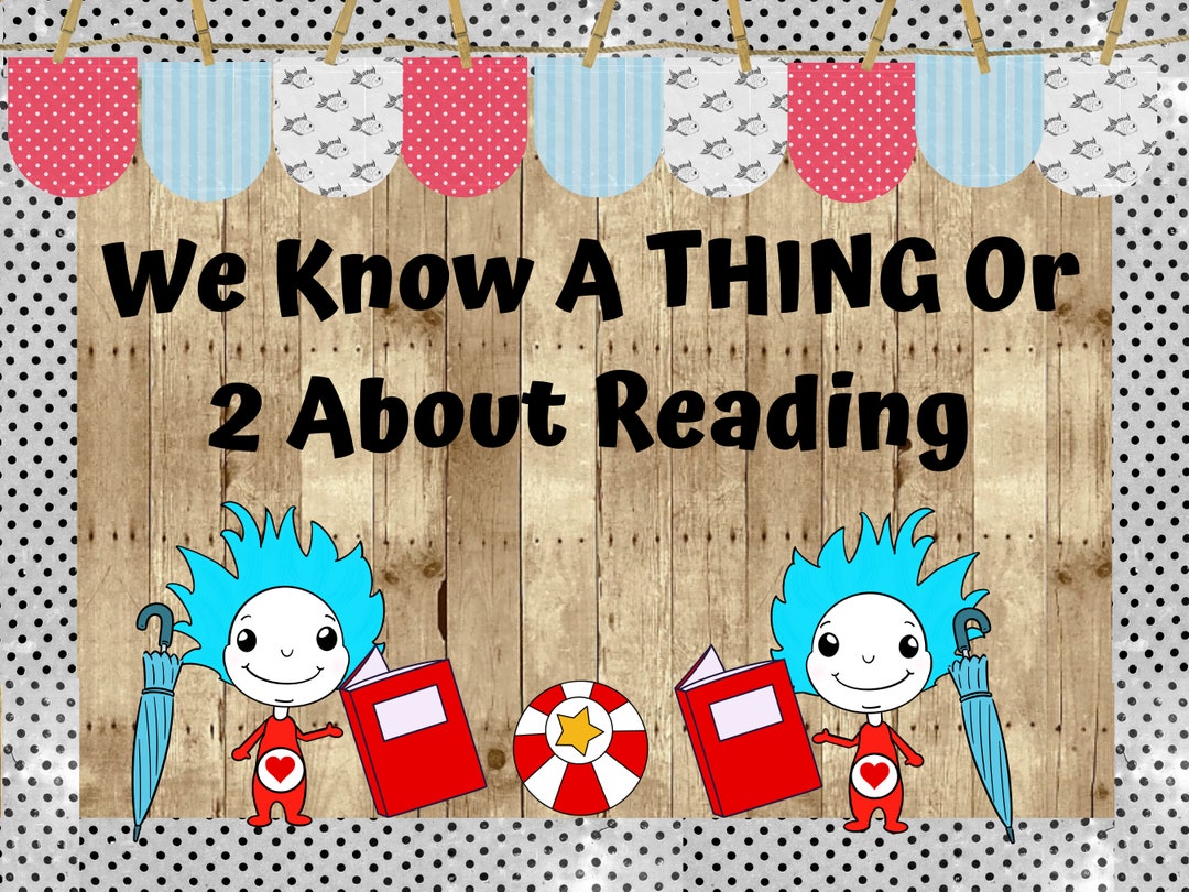 We Know a Thing or 2 About Reading or Math March is Reading Month