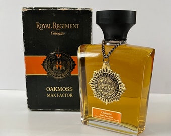 Max Factor Royal Regiment Oakmoss Collection Keulen 110ml Full Boxed Vintage Parfum Aftershave