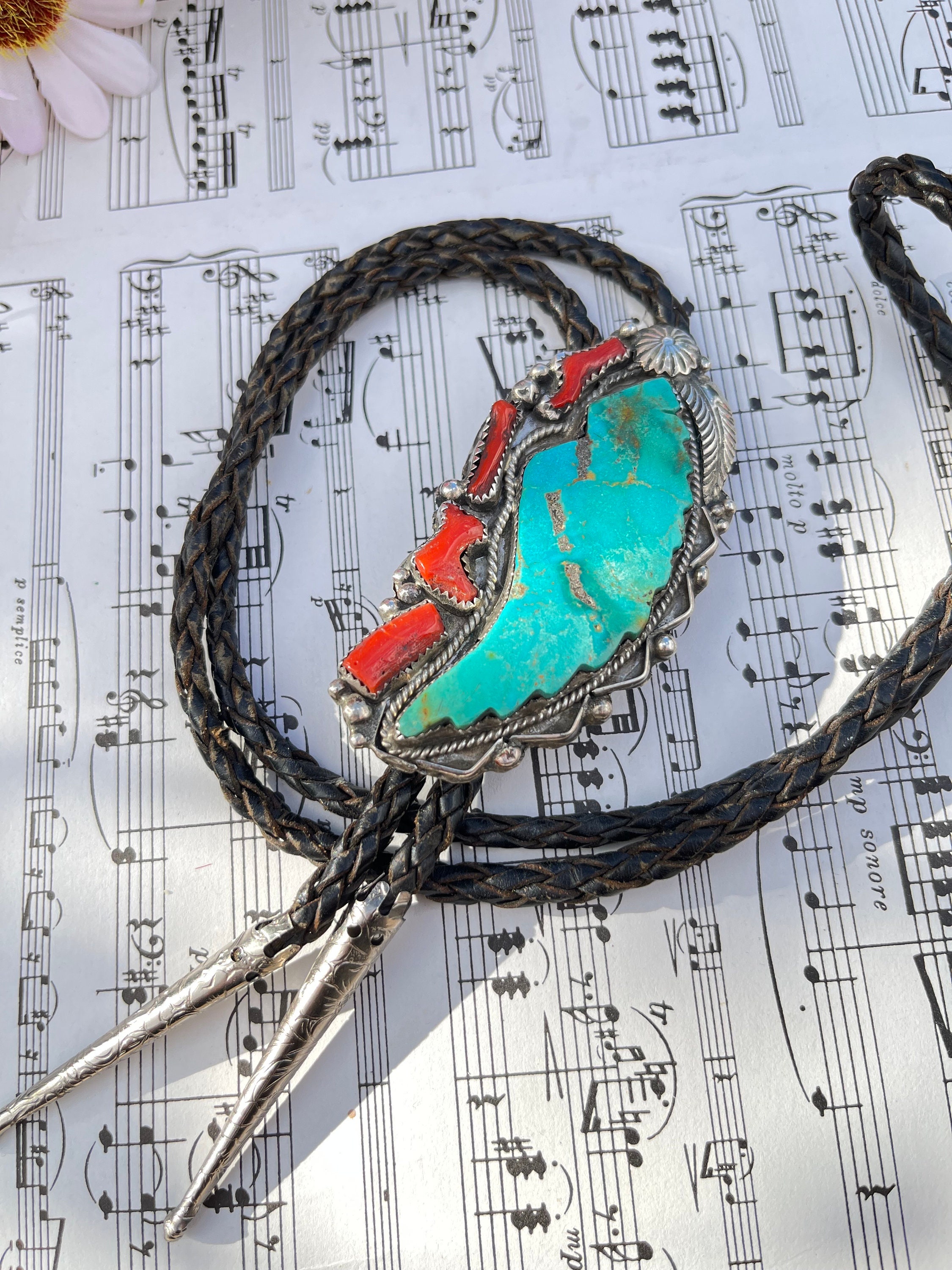 Vintage Zuni Eagle Thunderbird Bolo Tie – Sedona Indian Jewelry