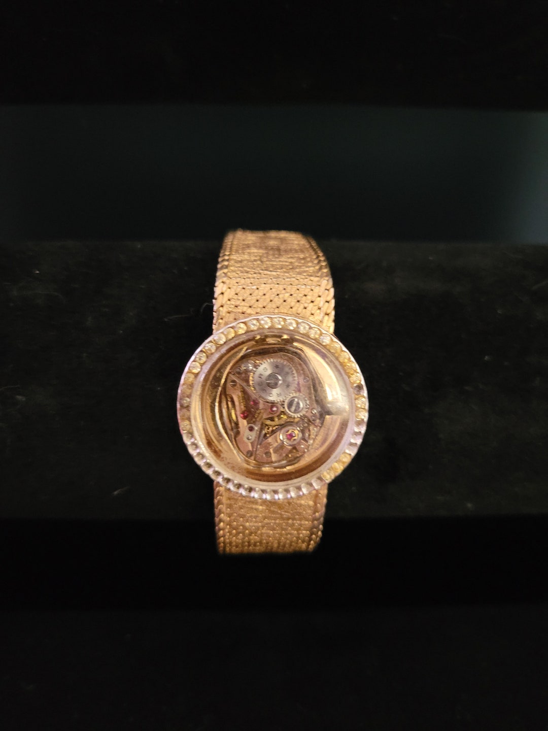 Handmade Steampunk Watch Bracelet/band. on a Antique Gold Watch Band