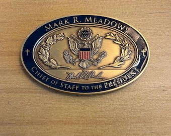 POTUS Chief of Staff Mark Meadows Challenge Coin | Trump 45 Administration