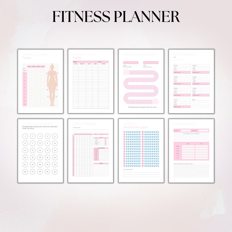 Printable Fitness Journal