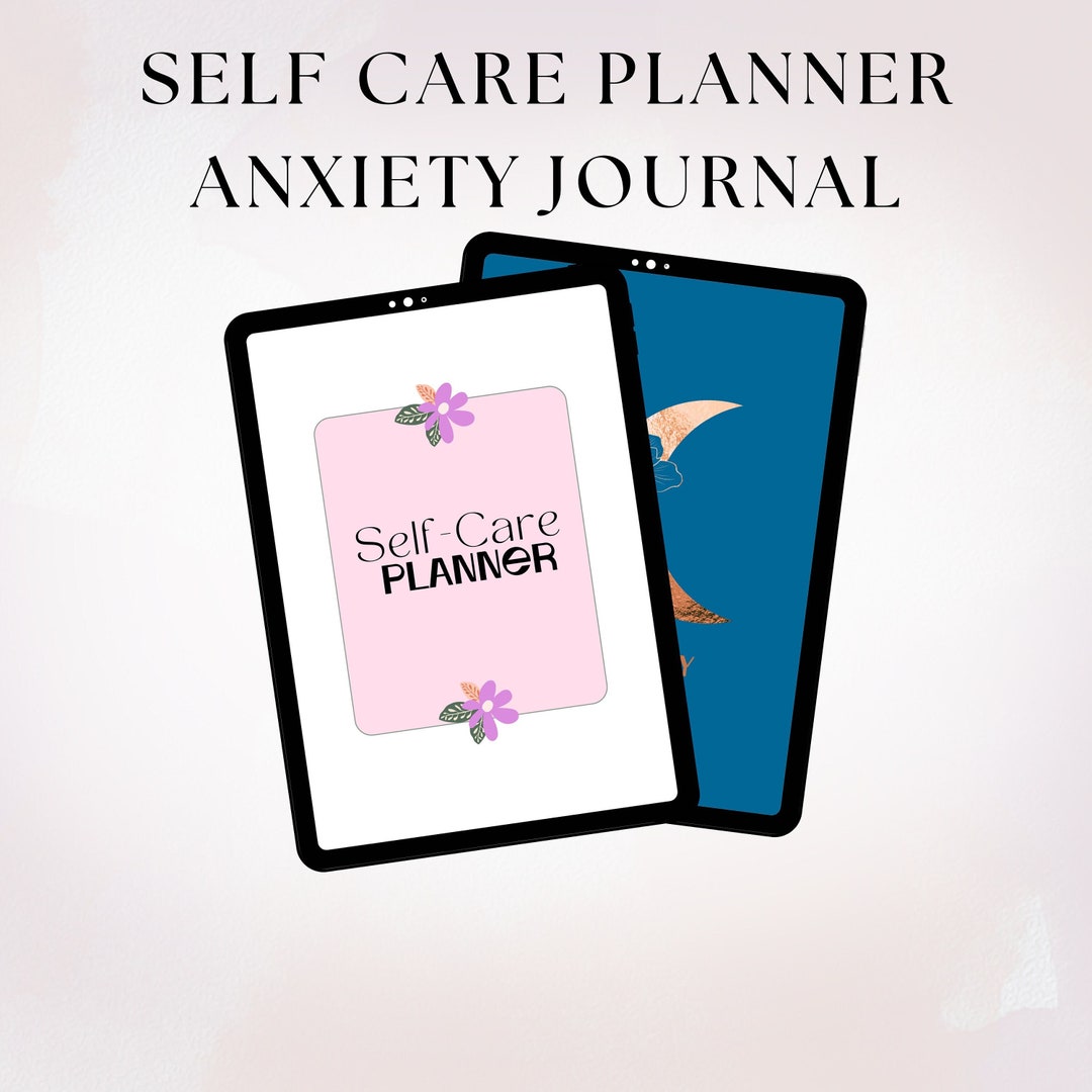 Printable Self Care Planner Digital Anxiety Journal With 50 Prompts ...