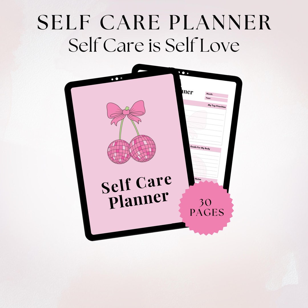Self Care Printable Planner, Daily Routine Checklist, Habit Tracker ...