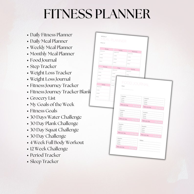 Fitness Planner Digital