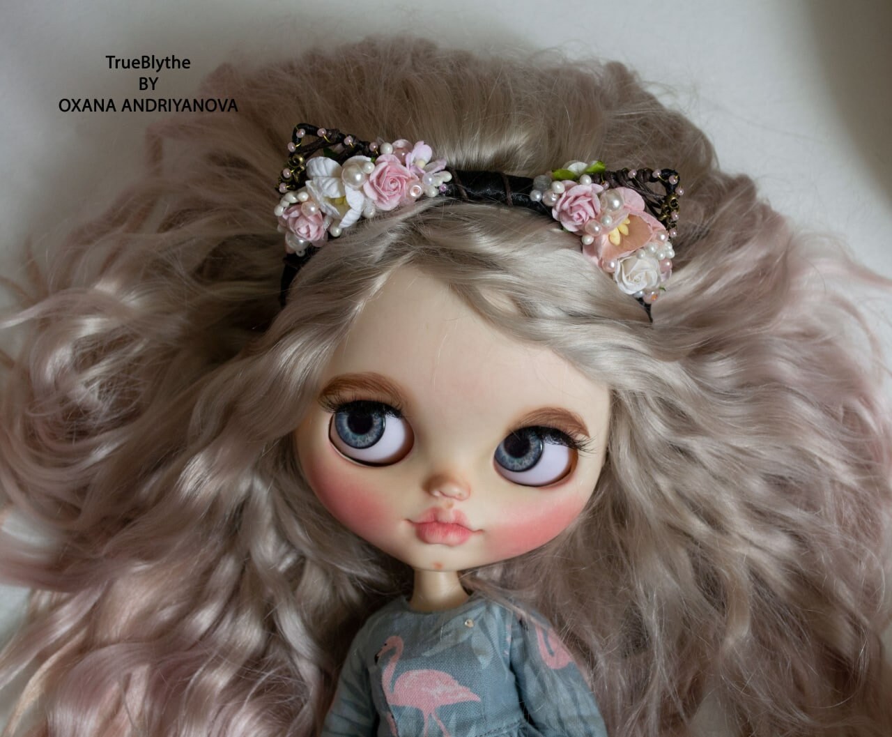 Kitty Cat Headband for Blythe dolls made to order cat ears 