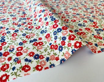 Rosie in Cream fabric from Early Bird by Bonnie & Camille for Moda / 1/2 Yard and 1 Yard Increments