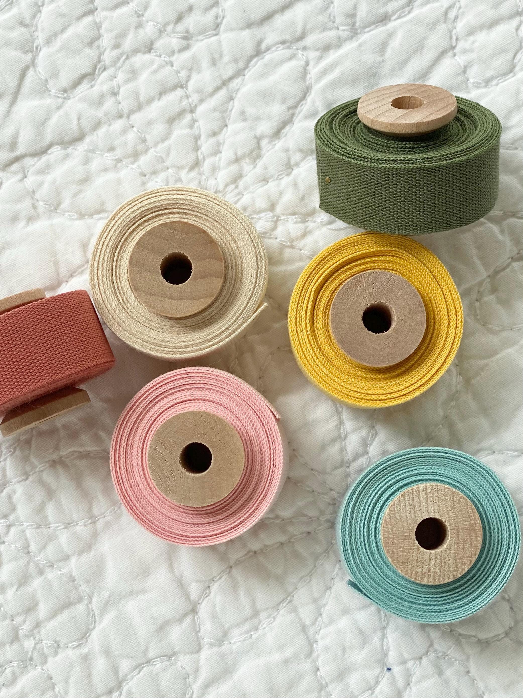 5/8" Tight Weave Italian Cotton Ribbon by Studio Carta - 3 yard spool