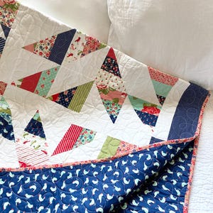 Heyday Quilt Kit by Thimble Blossoms with Early Bird fabrics from Bonnie and Camille /  81&quot; x 81&quot; Quilt / Jelly Roll Quilt Kit