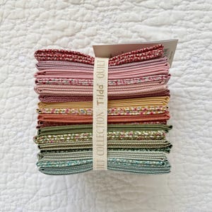 Tilda's Something Blue Applique Flowers Fat Eighth Bundle / Tilda by Tone Finnanger / Tilda Fabrics