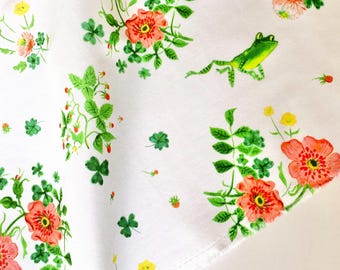 Frog Spring / Heather Ross By Hand / Heather Ross / Windham Fabrics / 1/2 Yard and 1 Yard Increments