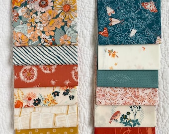 12 - 18" x 22" Fat Quarter Cuts / Fat Quarter Bundle / Listen to Your Heart / Sharon Holland / Art Gallery Fabrics