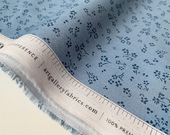 Sprinkled Florets Calm / Happy Camper / Maureen Cracknell / Art Gallery Fabrics / 1/2 Yard and 1 Yard Increments