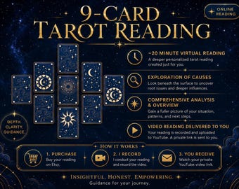 9-Card Virtual Tarot Reading