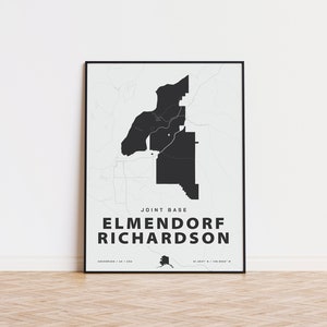 Joint Base Elmendorf-Richardson Karte drucken