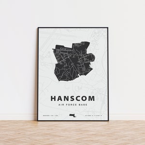 Hanscom Air Force Base Karte Drucken