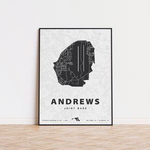 Andrews Joint Base Karte drucken