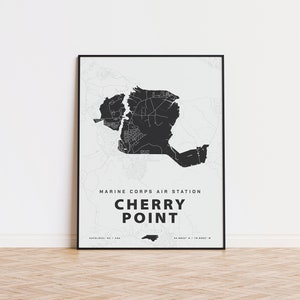 MCAS Cherry Point map print