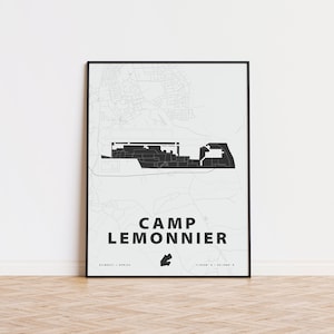 Camp Lemonier Kartendruck
