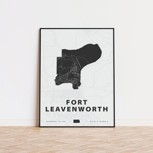 Fort Leavenworth Landkarte drucken | US Armee
