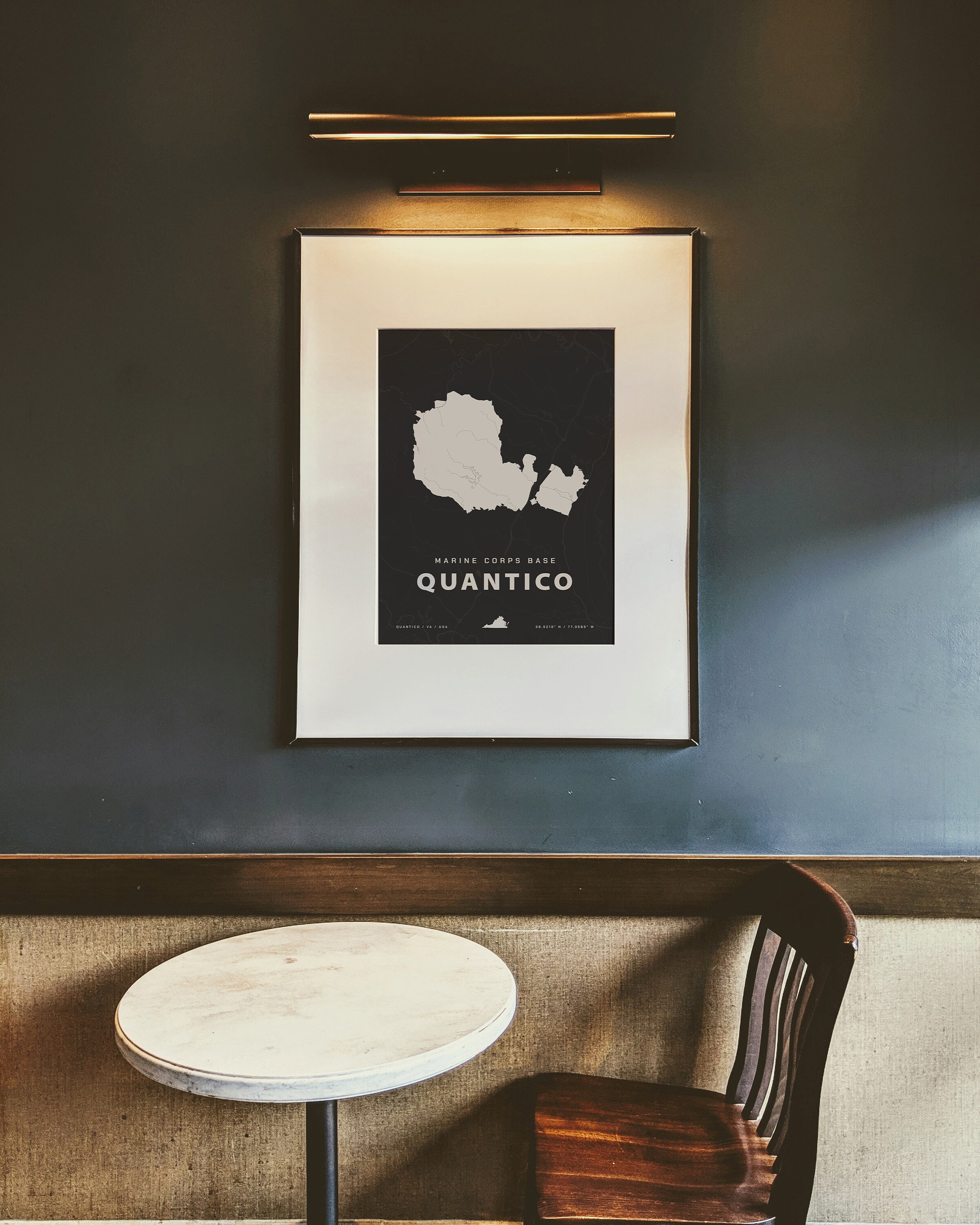 Marine Corps Base Quantico Map Print - Etsy