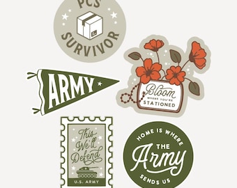 Army Vinyl Sticker Pack