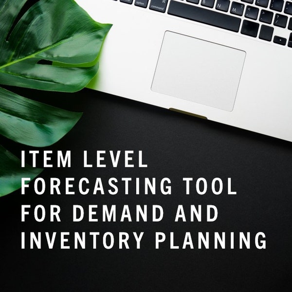 Plantilla de pronóstico para ventas / demanda y planificación de inventario / plantilla de Excel