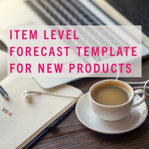 Forecast Template for New Products with No Historical Data | Excel Template