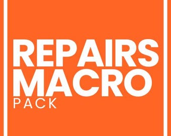 Paquete de macros para interiores de estimación de reparaciones de Xactimate