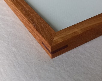 Solid oak frame and red wood reinforcements