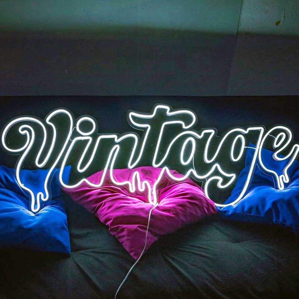 Custom Neon Sign Aesthetic Custom Neon Sign Neon Sign Etsy
