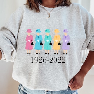 Queen Elizabeth Sweatshirt, Queen Sweatshirt, Queen's Crown Sweatshirt, Queen Sweatshirt, British Monarch