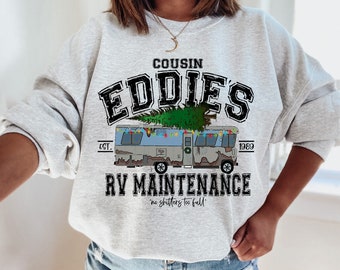 Christmas  sweatshirt, Cousin Eddie, Christmas sweatshirt, Christmas tree sweatshirt, Coffee sweatshirt, Christmas Gift, Griswold sweater