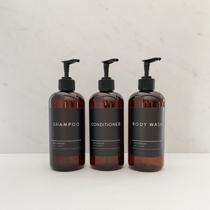 Bouteille De Voyage, Contenant De Shampoing En Plastique De 3,4 Oz (5PCS)  Avec Bouchon À