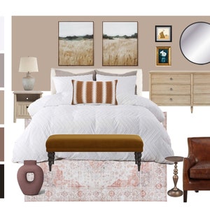 Online Interior Design|Custom Interior Design Service|e-Design|Bedroom Design|Traditional Bedroom