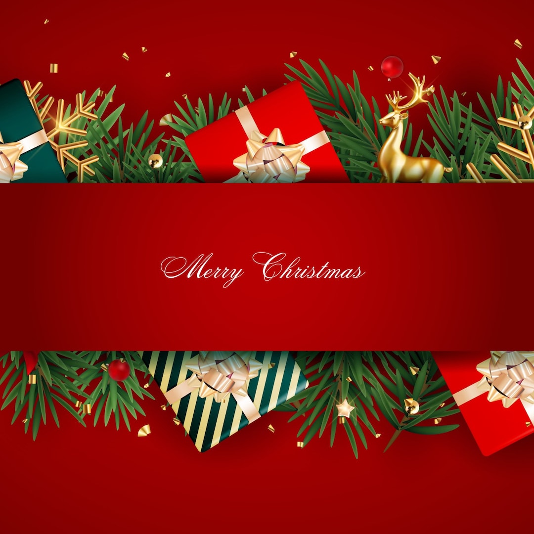 Editable Christmas Cards Personalized Christmas Card Etsy