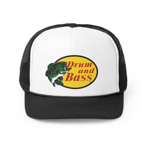 Drum and Bass Pro Trucker Hat, Drum and Bass, Rave Hat, Festival Hat, EDM Hat, DJ Merch