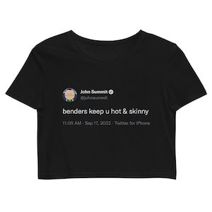 John Summit Benders T-shirt, Baby Tee, DJ Shirt, Rave Shirt, Festival Shirt, EDM Shirt, Twitter, Y2K