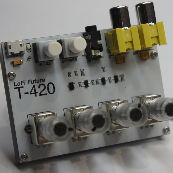 Circuit Gebogen Video Glitch Processor - T-420 Micro Video Distortion Pedaal